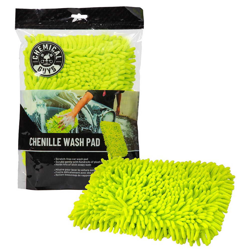 Lime Chenille Wash Pad